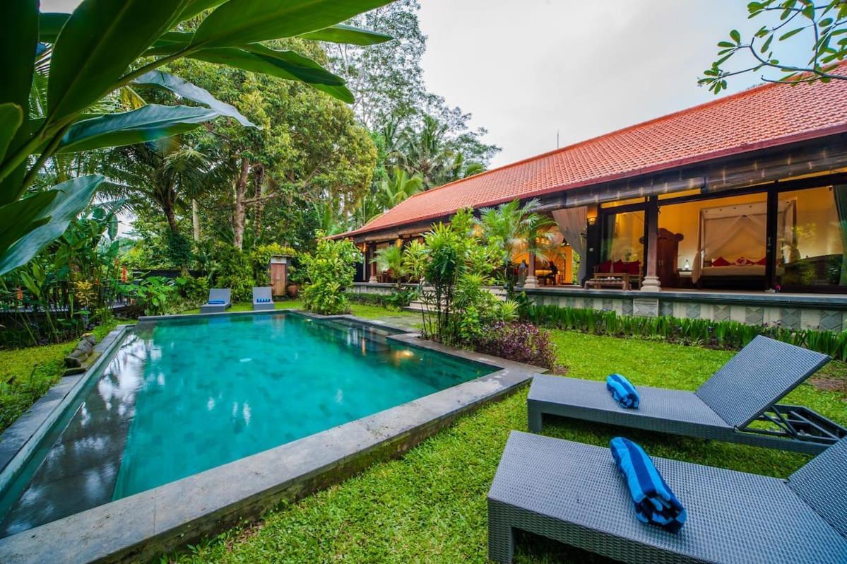 Luxury 3Br Infinity Jungle View Aashaya Villa Ubud Eksteriør billede