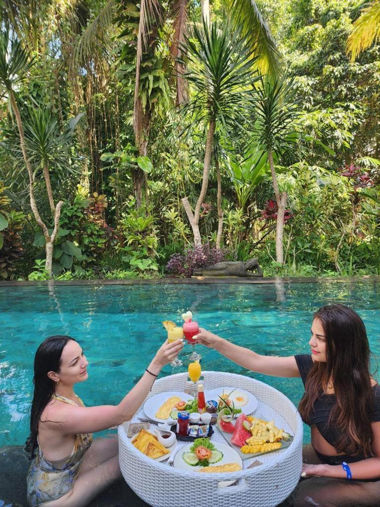 Luxury 3Br Infinity Jungle View Aashaya Villa Ubud Eksteriør billede